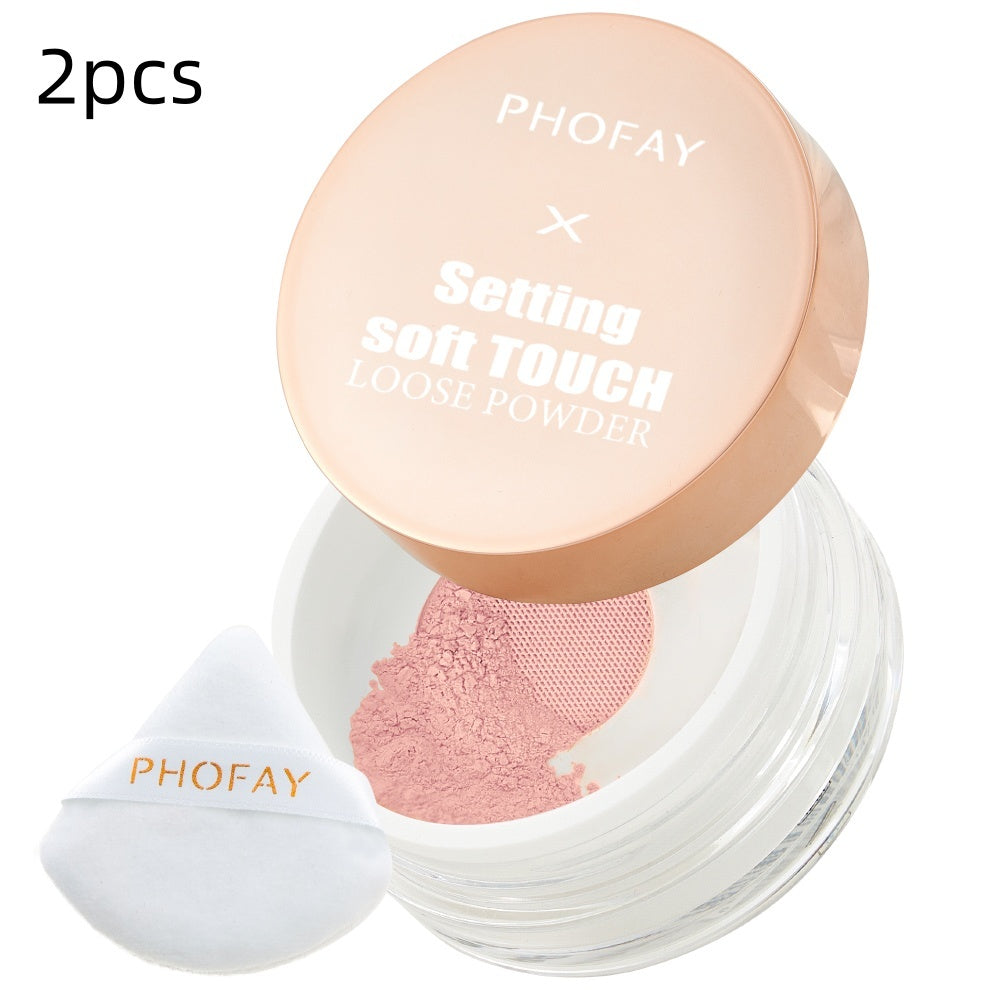 PHOFAY Soft-Touch Setting Powder – Shine Control & Smooth Finish