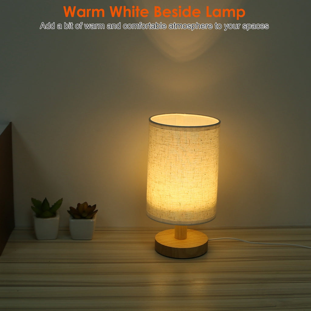 LumiRest Modern Warm White USB Bedside Lamp