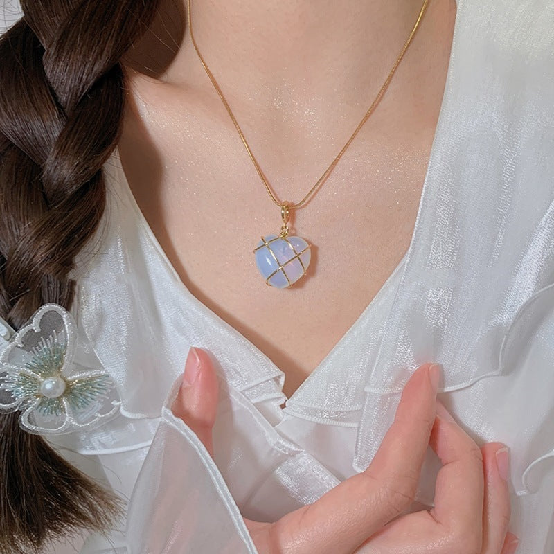 Enchanted Moonstone Princess Necklace – Sparkling Fairy-Tale Gift for Girls