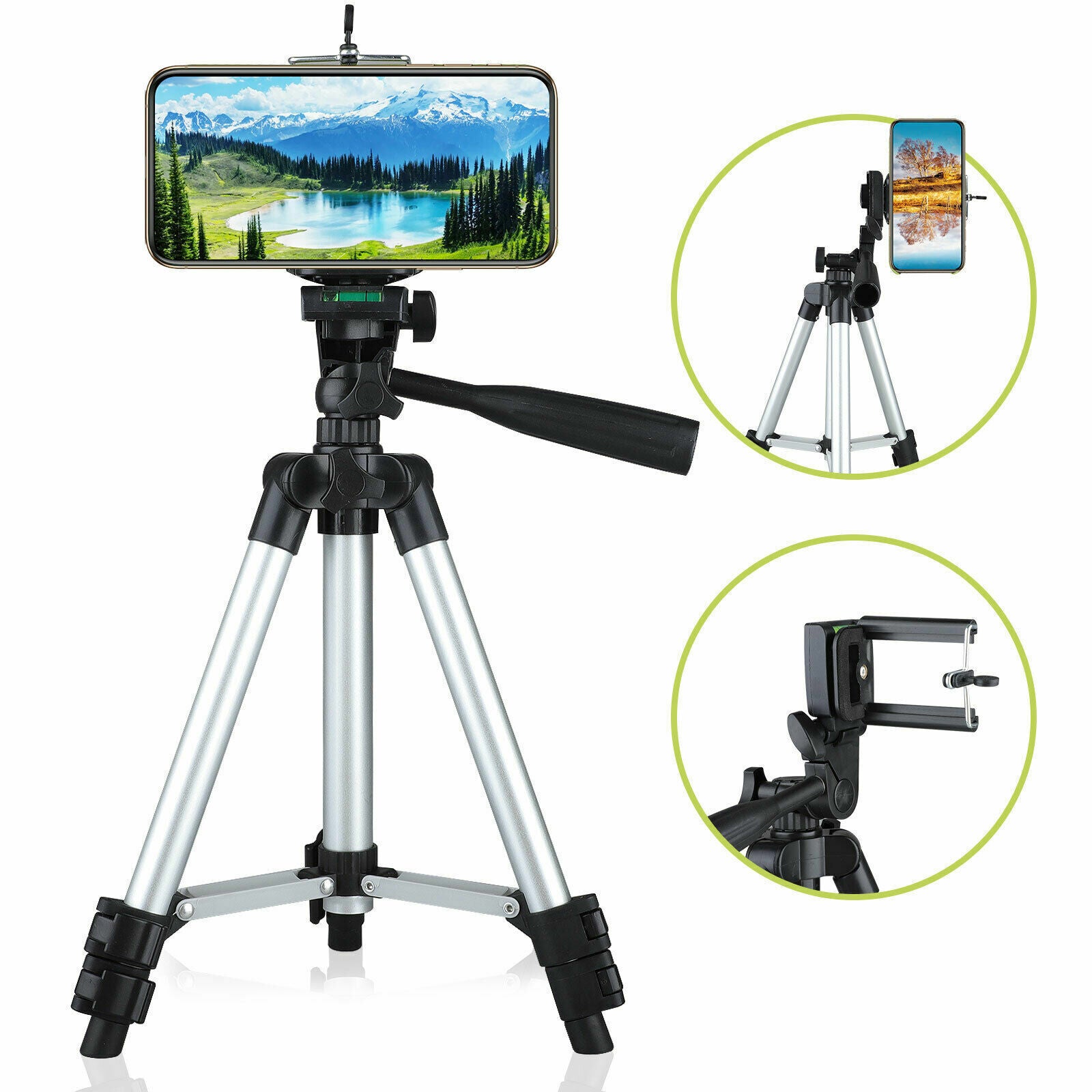 FlexiPro Professional Camera & Mobile Tripod Stand Holder