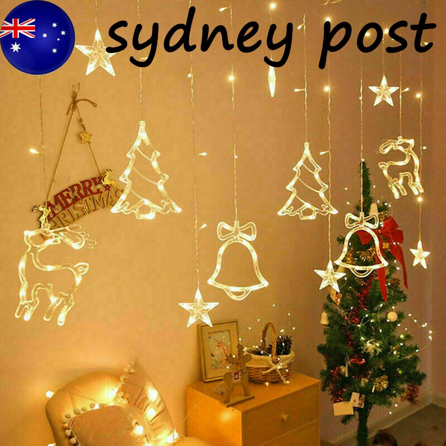 StarGlow LED Fairy String Curtain Lights