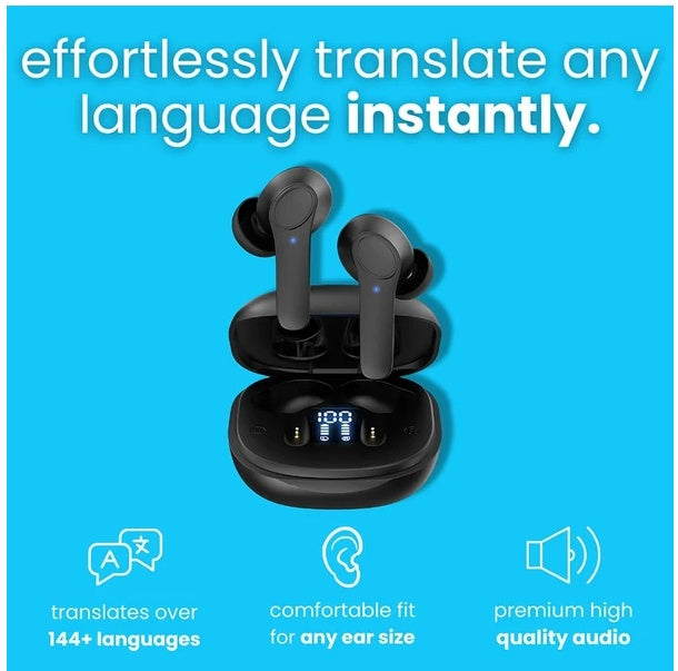 LingoBuds Pro 144-Language Real-Time Translator Earbuds