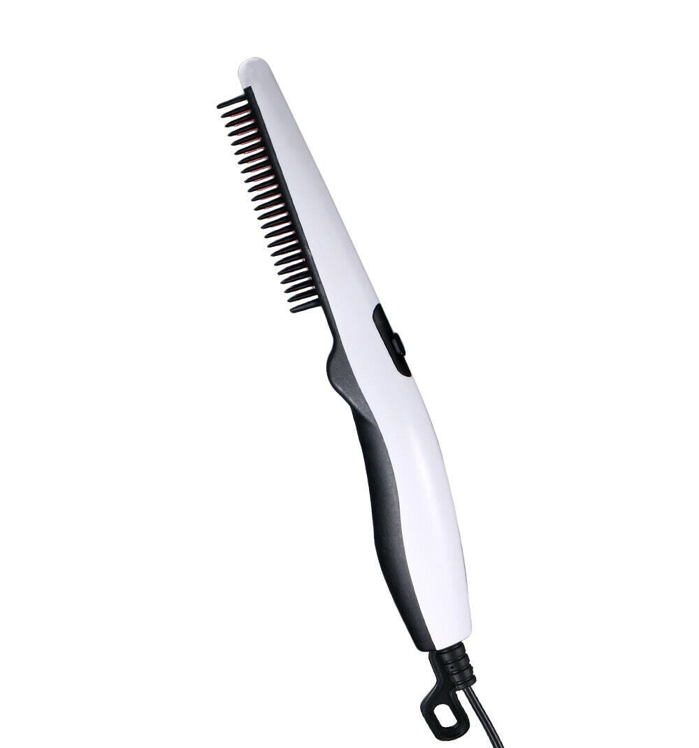 Negative Ion Hair Straightening Hot Comb – Beard & Hair Styler