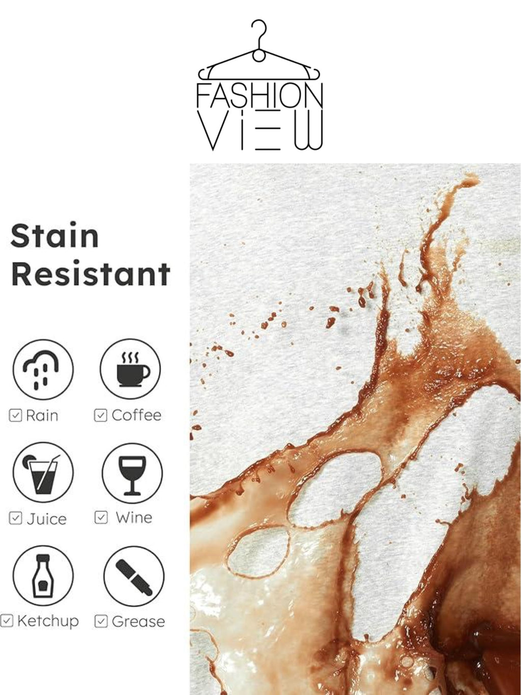 AquaShield Neat White Men’s Crewneck Water-Repellent T-Shirt