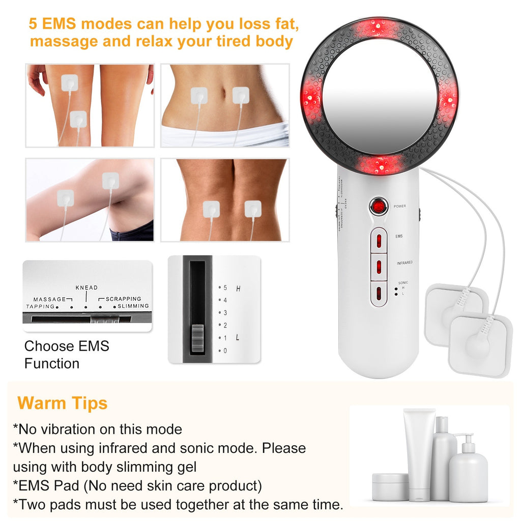 UltraSculpt 3-in-1 Ultrasonic EMS Body Shaping Massager