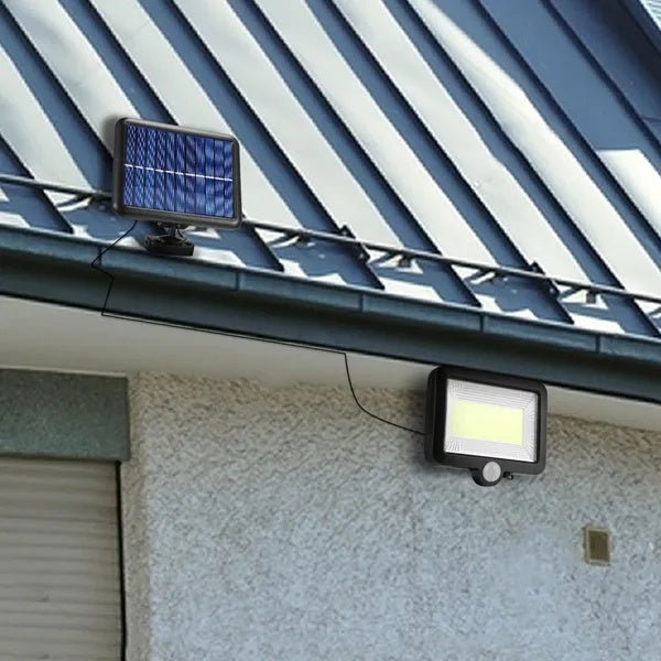 LumiGuard Solar Powered Motion Sensor Wall Light