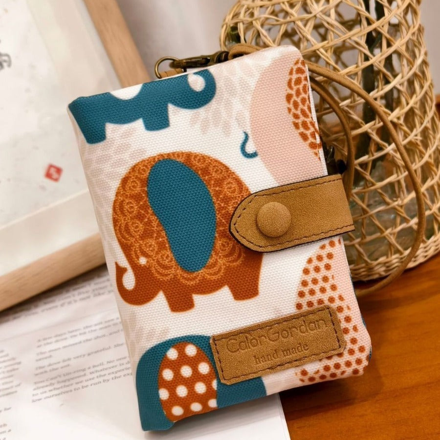 FlexFold Multifunctional Trifold Printed Wallet