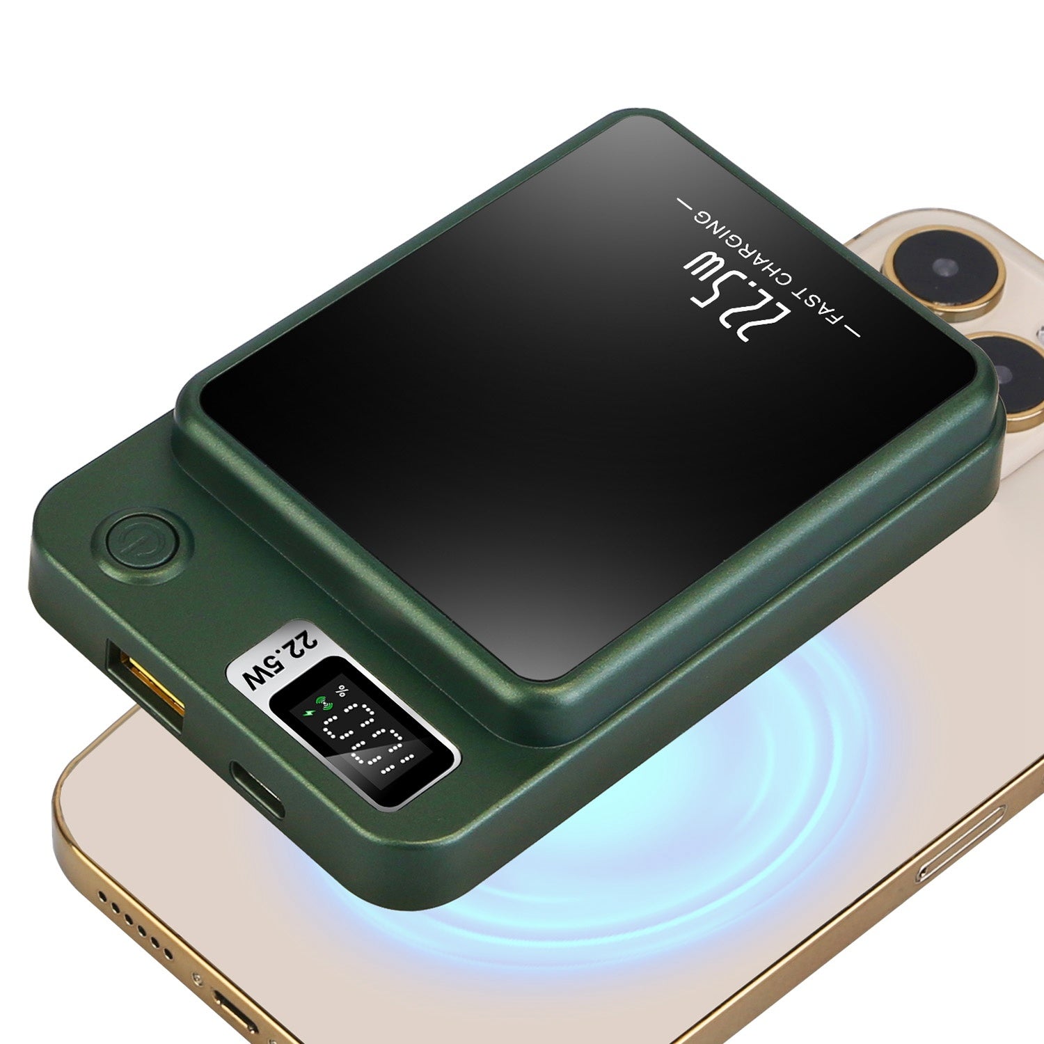 MagBoost 2-in-1 10000mAh Magnetic Wireless PD20W Fast Charging Power Bank