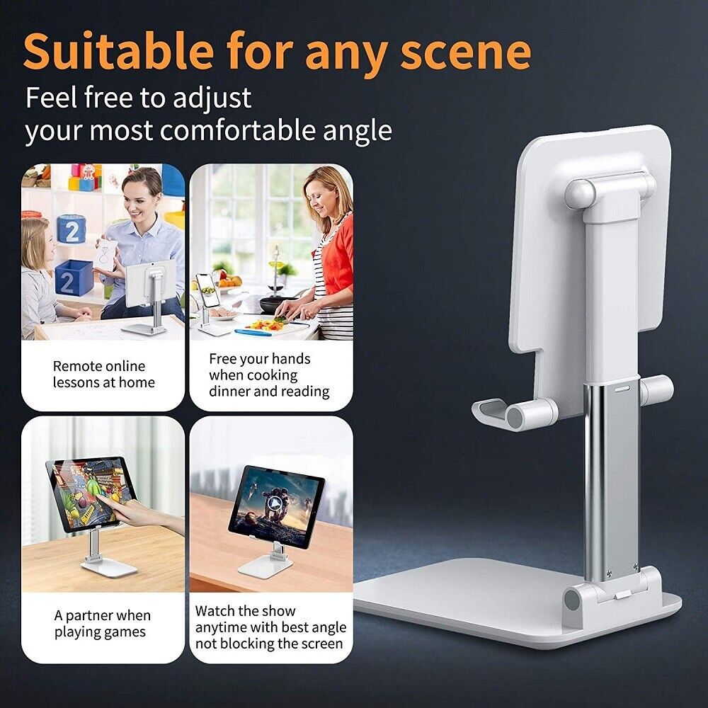 FlexMount Foldable Desktop Phone & Tablet Stand Holder