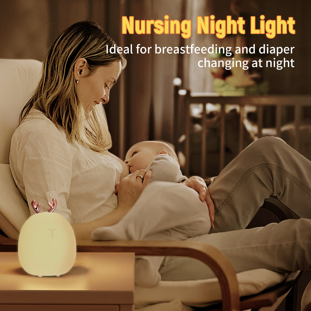 LumiBunny Adjustable Silicone Baby Night Light