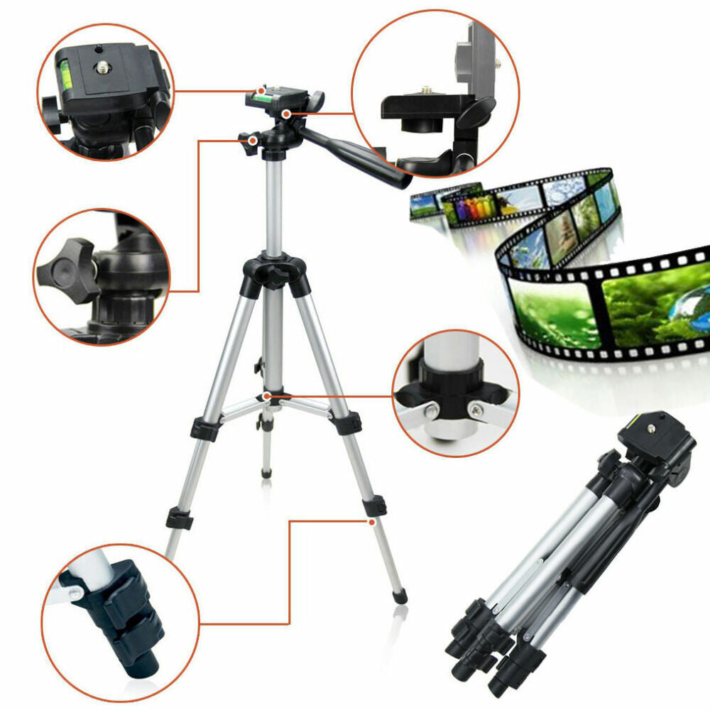 FlexiPro Professional Camera & Mobile Tripod Stand Holder