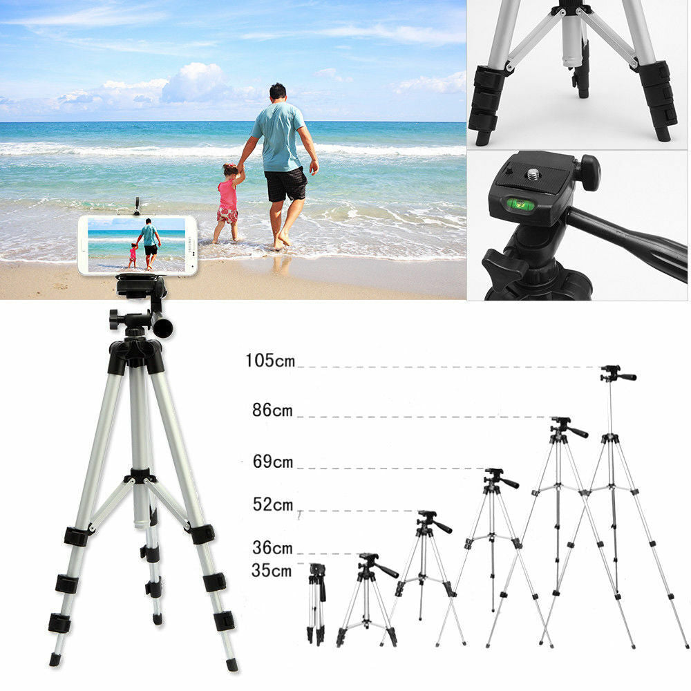 FlexiPro Professional Camera & Mobile Tripod Stand Holder