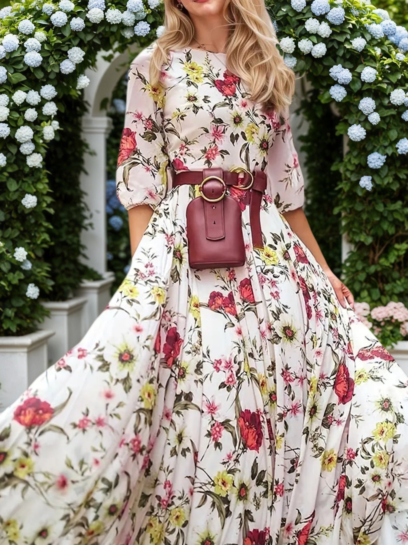 Floral Princess Summer Dress 2025
