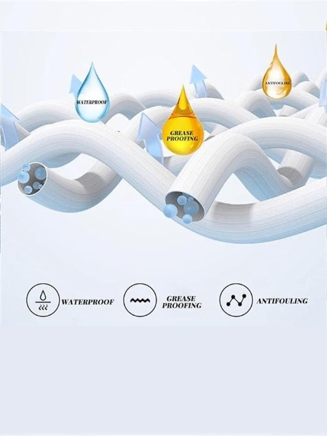 AquaShield Neat White Men’s Crewneck Water-Repellent T-Shirt