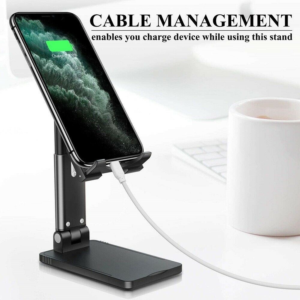 FlexMount Foldable Desktop Phone & Tablet Stand Holder