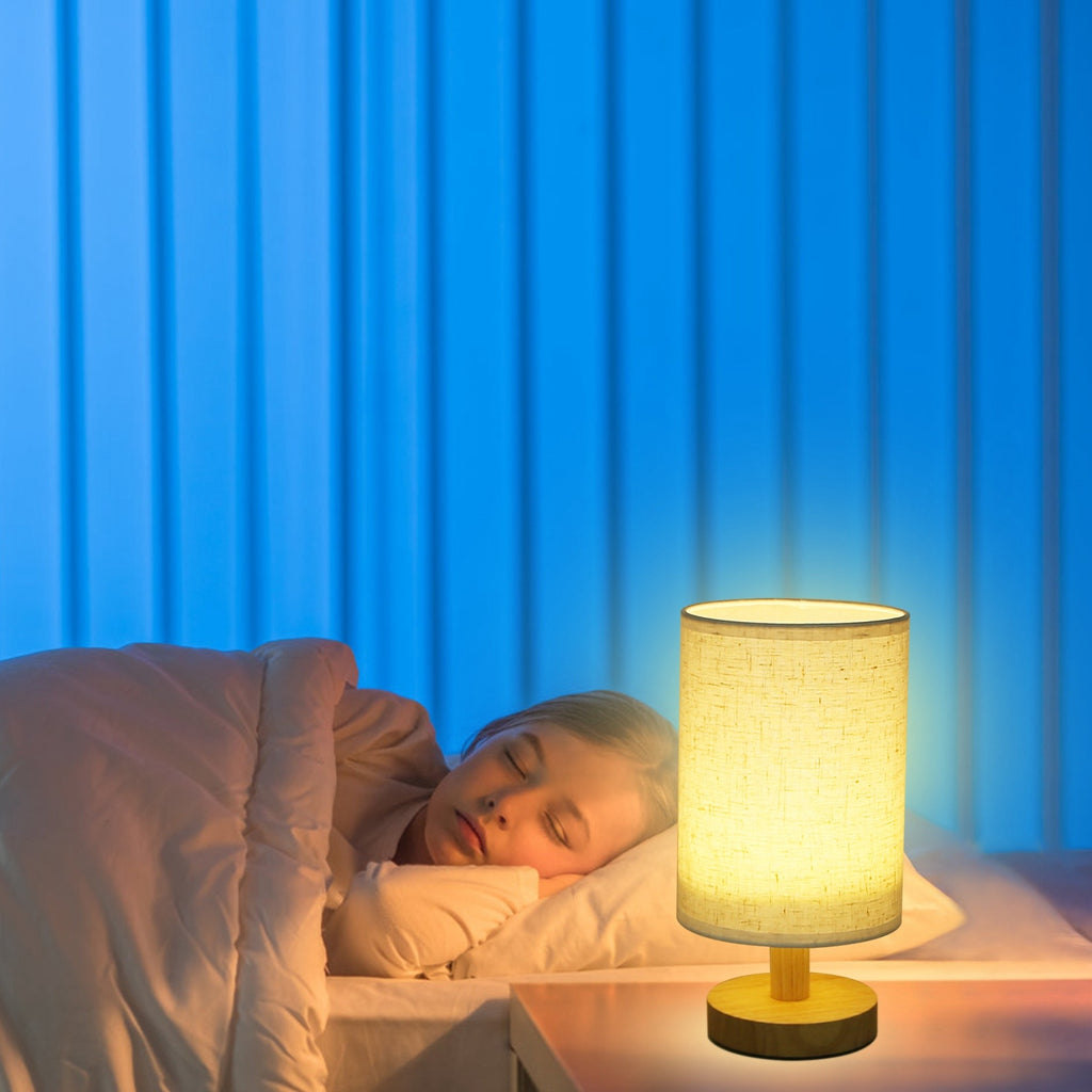 LumiRest Modern Warm White USB Bedside Lamp