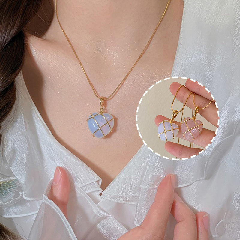 Enchanted Moonstone Princess Necklace – Sparkling Fairy-Tale Gift for Girls