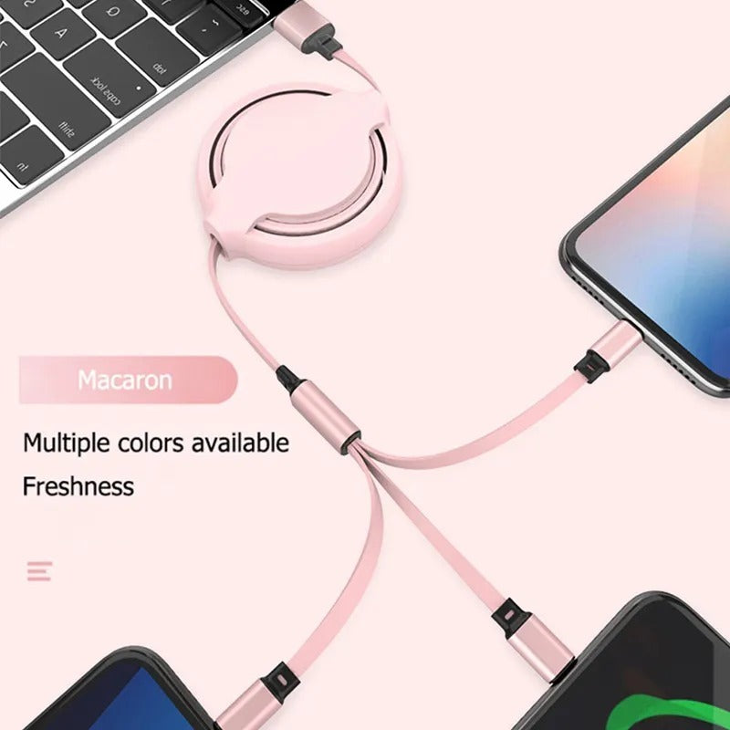 TriLink 3-in-1 Multi-Device Fast Charging Data Cable