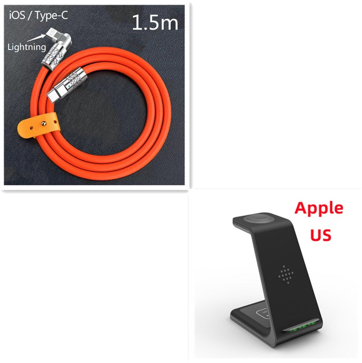 3-in-1 Fast Wireless Charging Station Dock
