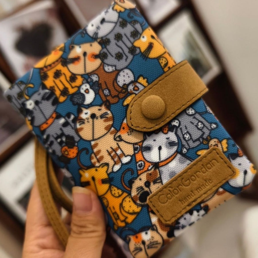 FlexFold Multifunctional Trifold Printed Wallet