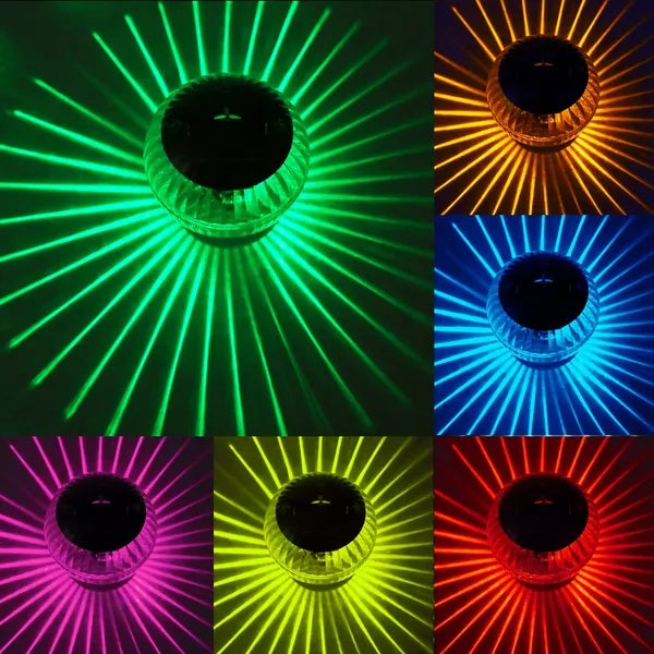 AquaGlow 7-Color Solar LED Floating Pool Lights